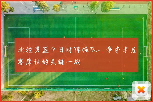 北控男篮今日对阵强队，争夺季后赛席位的关键一战